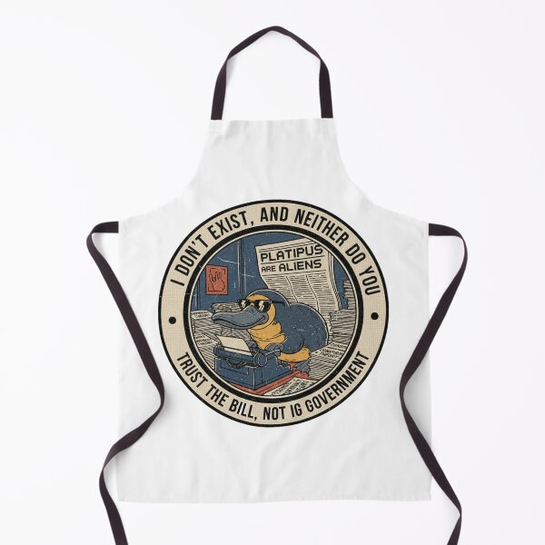 Item preview, I Don't Exist Platypus Alien Conspiracy – Funny Existential 90s Vintage Graphic designed and sold by FakeJoo.
