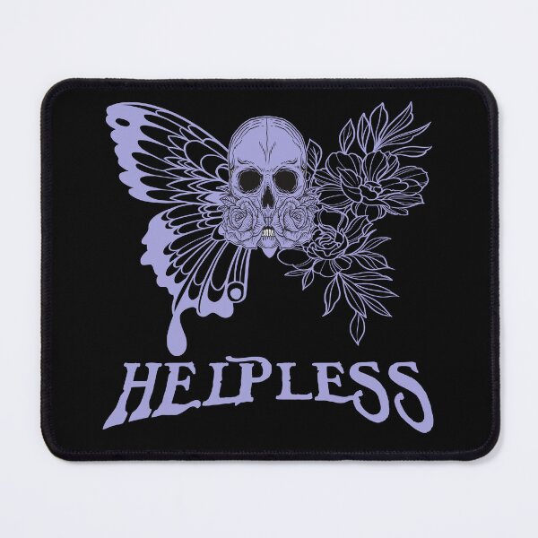 Item preview, Helpless Gothic Skull Butterfly designed and sold by TheInkRaven.