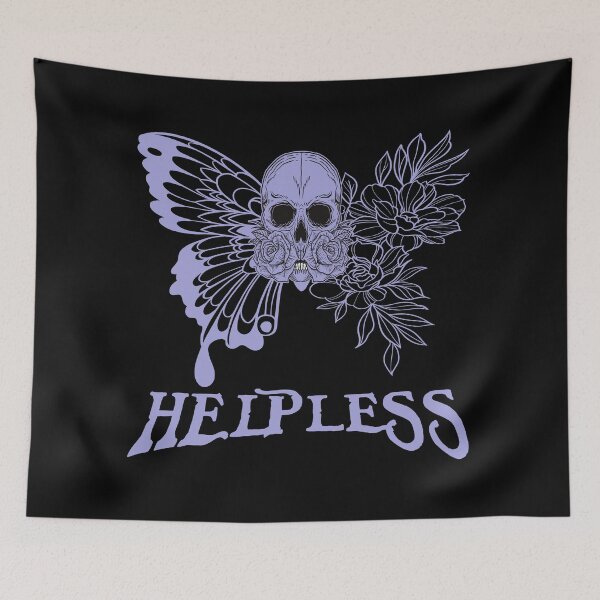 Item preview, Helpless Gothic Skull Butterfly designed and sold by TheInkRaven.