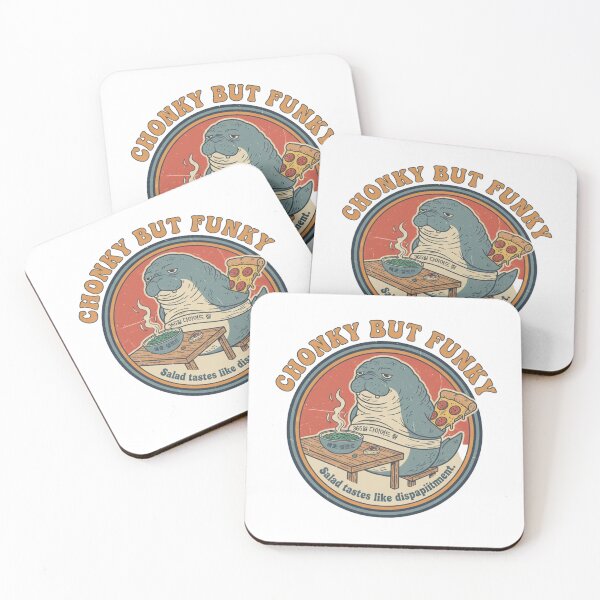 Item preview, Chonky But Funky Seal – Funny Diet Pizza Lover 90s Vintage Graphic designed and sold by FakeJoo.