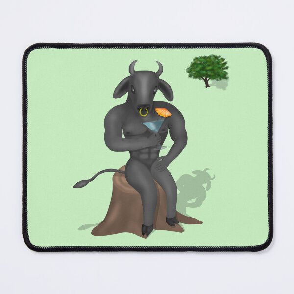 Item preview, Ox with blue drink designed and sold by Daniel Vasco.