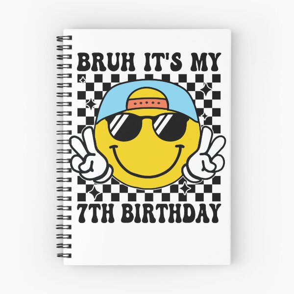 Item preview, It's My 7th Birthday 7 Years Old Boys Bruh I'm 7 Seven Party designed and sold by Night Forest.