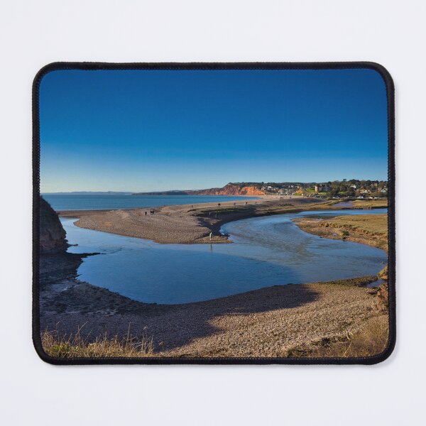 Item preview, Budleigh Salterton Seafront Devon – English Coastal Photography of East Devon Beach designed and sold by leonwoods.