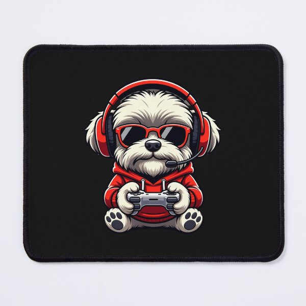 Item preview, Gamer Dog Gaming Dog Lover Funny designed and sold by GrumpySableye.