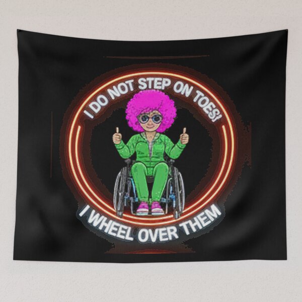 Item preview, Wheelchair and toes 1  designed and sold by designbywhacky.