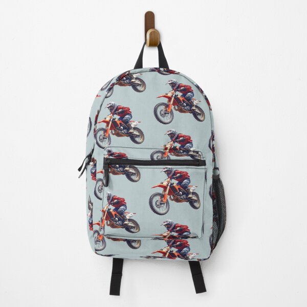 Item preview, Motocross dirt bike in orange designed and sold by LiskoDesign.