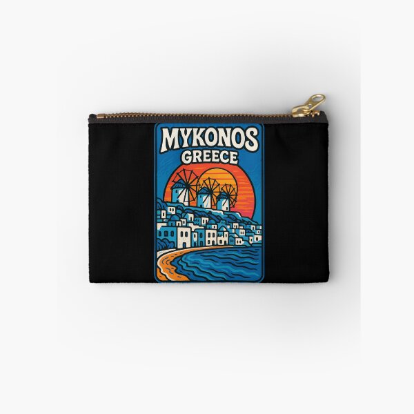Item preview, Mykonos Greece Retro Travel designed and sold by TomFrontierArt.