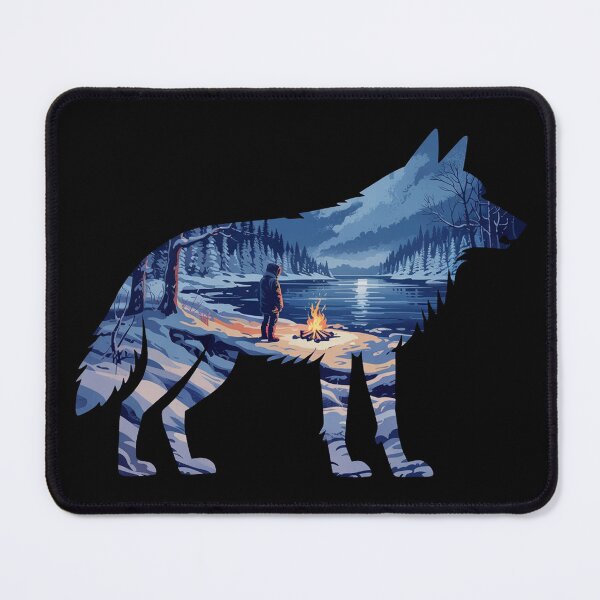 Item preview, Winter Silence Dog Silhouette designed and sold by YounexxART.