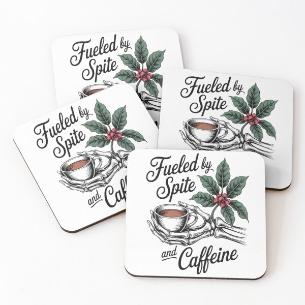 Item preview, Awake And Fueled By Spite And Caffeine designed and sold by TheRetroStyle.