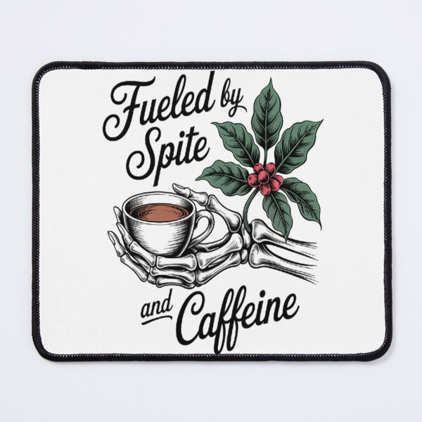 Item preview, Awake And Fueled By Spite And Caffeine designed and sold by TheRetroStyle.