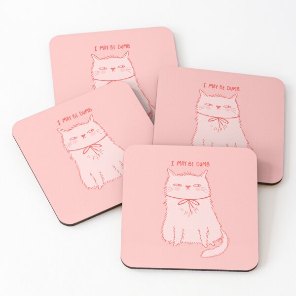 Item preview, I May Be Dumb Cat designed and sold by KilkennyCat Art.