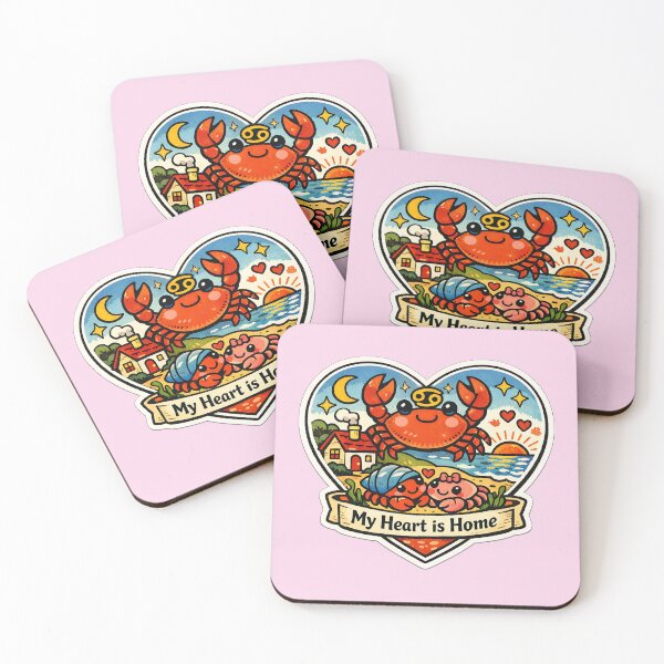 Item preview, Cancer Valentine Zodiac Love - Cute Vintage Sticker Art designed and sold by TaiyoDigital36.