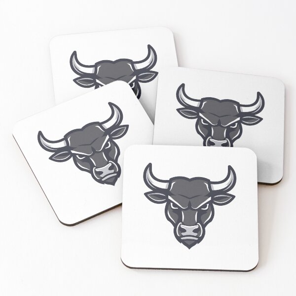 Item preview, Fierce Bull Head Mascot – Power Strength Alpha Vector Design designed and sold by Kavya Art.
