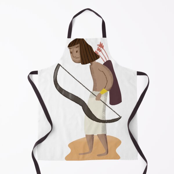 Item preview, Ancient Egyptian Archer Cartoon Illustration – Hand-Drawn Digital Art designed and sold by AncientEgyptPosters.