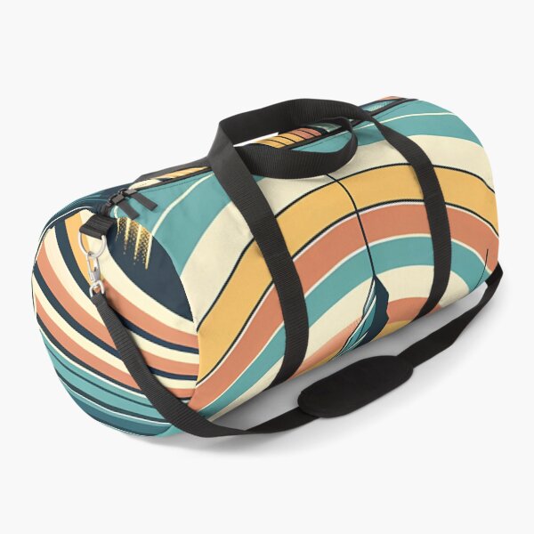 Item preview, Retro Art Deco City Skyline with Sunburst Rings designed and sold by InkSmithery.
