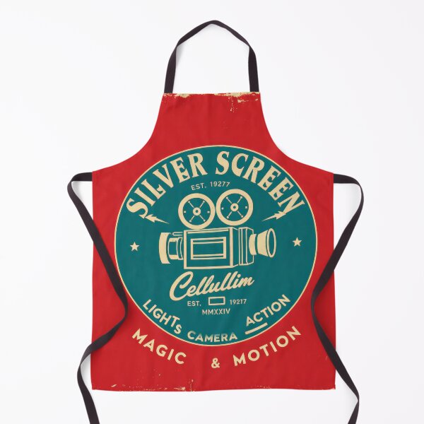 Item preview, Silver Screen Cellulium Vintage Movie Camera Retro Cinema Badge designed and sold by Cine8.