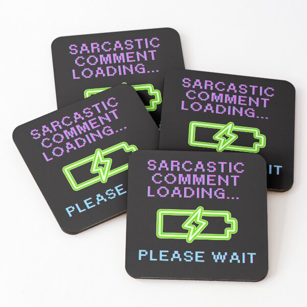 Item preview, a sarcastic comment is coming designed and sold by PaniJaga.