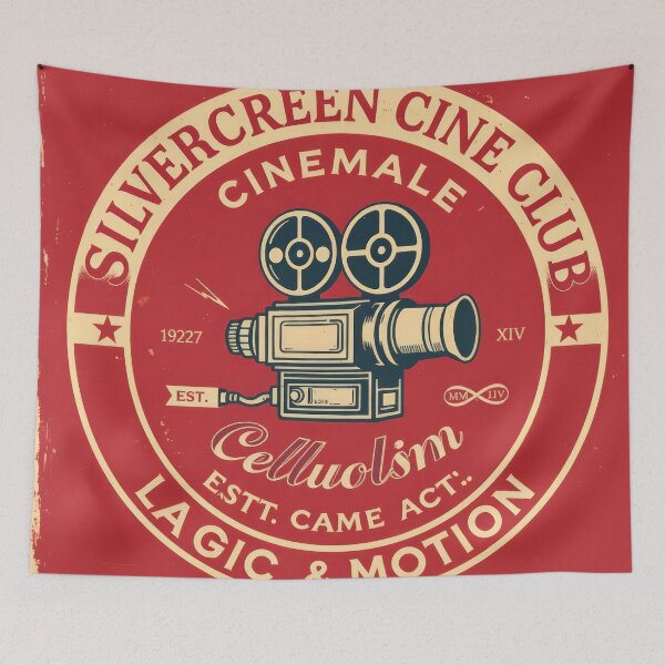 Item preview, Silver Screen Vintage Film Camera Lights Camera Action Retro Cinema designed and sold by Cine8.