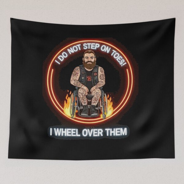 Item preview, Tattoo man wheelchair  designed and sold by designbywhacky.