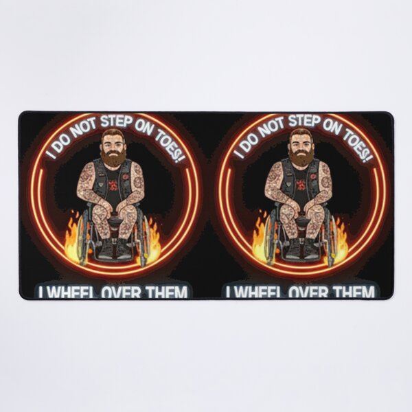Item preview, Tattoo man wheelchair designed and sold by designbywhacky.