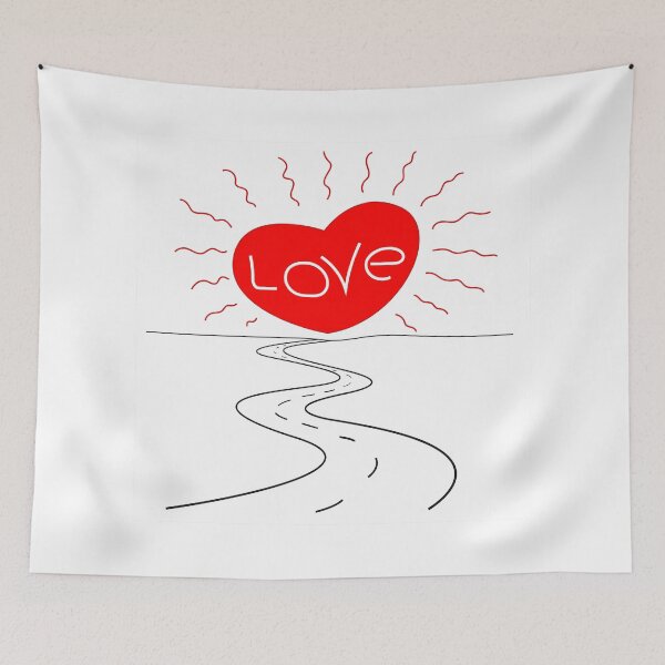 Item preview, The road leading to love romantic picture designed and sold by andbeldesign.