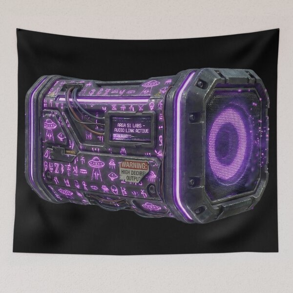 Item preview, Area 51 Labs: TACTICAL SPEAKER - Purple Edition (Classified Archive) designed and sold by AREA51.LABS.