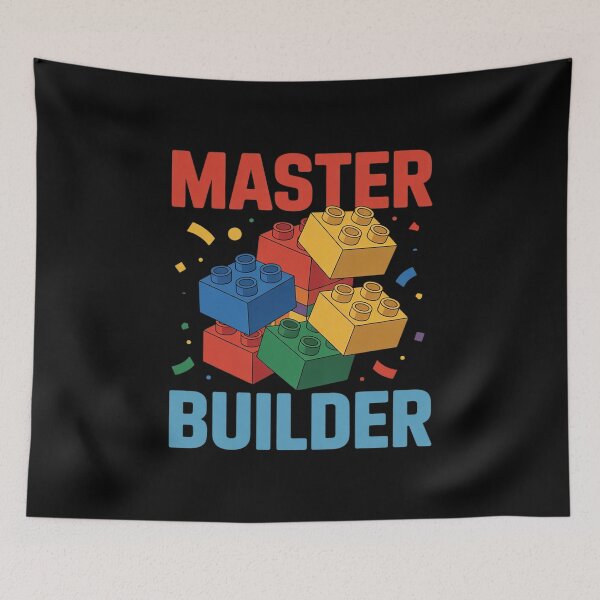 Item preview, Bricks Master Builder , Men Women Kids Building Blocks designed and sold by MythWoot.