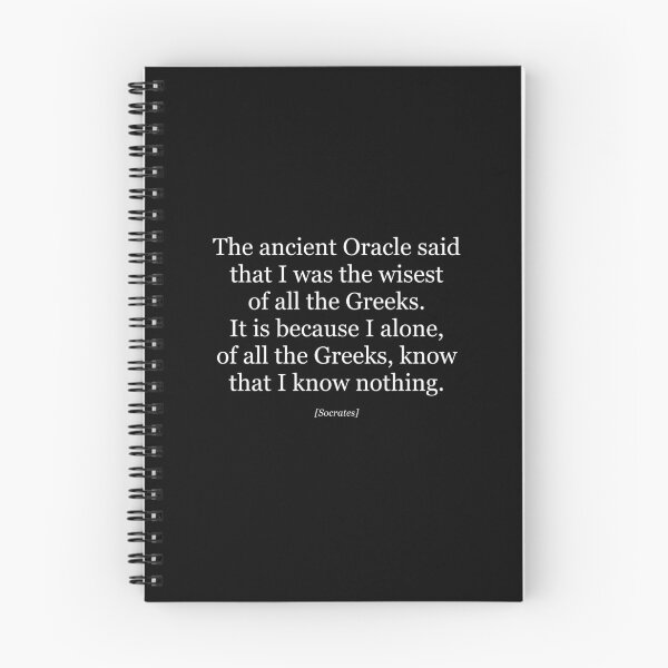 Item preview, Quote: I alone of all the Greeks know that I know nothing - Socrates designed and sold by KenLey73.