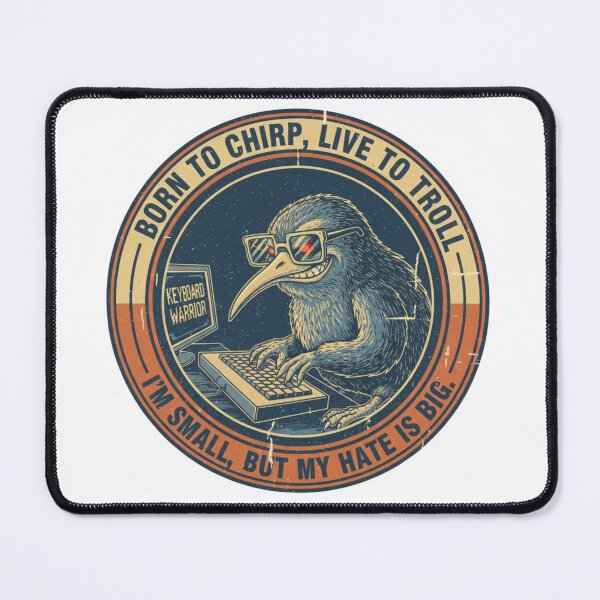 Item preview, Small But Angry Kiwi Keyboard Warrior – Funny Gamer Troll 90s Vintage Graphic designed and sold by FakeJoo.
