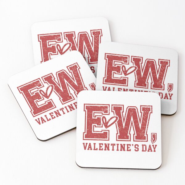 Item preview, Ew, Valentine's Day | Funny Sarcastic Anti-Love Varsity Typography designed and sold by designsdetour.