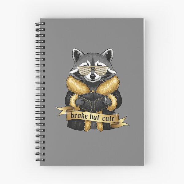 Item preview, Broke But Cute Racoon Money Issues Funny Sarcastic designed and sold by Moon's Arts.