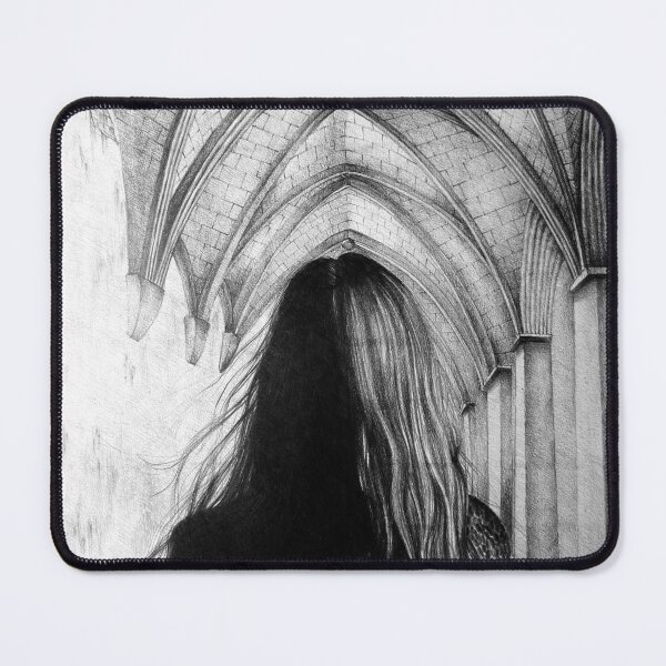Item preview, Threshold of Silence, 50 x 70 cm, graphite crayon on paper, 2026 designed and sold by oanaunciuleanu.
