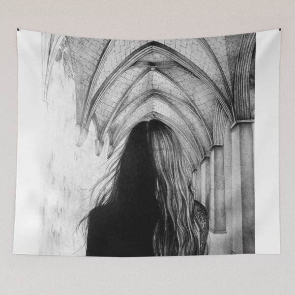 Item preview, Threshold of Silence, 50 x 70 cm, graphite crayon on paper, 2026 designed and sold by oanaunciuleanu.