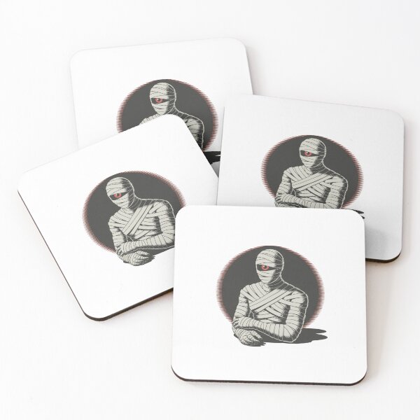 Item preview, Retro Mummy Horror Illustration — Vintage Creepy One-Eyed Monster Art designed and sold by Colorful-Garden.