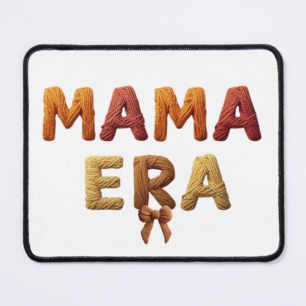 Item preview, Mama Era Knitted Yarn Typography – Cozy Motherhood Aesthetic Design / Mother’s Day Gift designed and sold by SinghDesignHub.