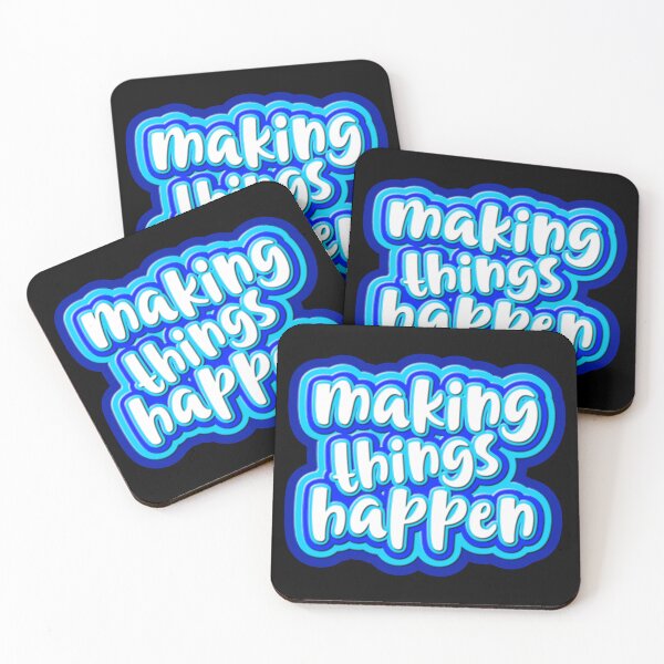 Item preview, Making Things Happen Motivational Success Quote designed and sold by Mr Lee.