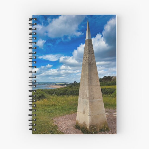 Item preview, Orcombe Point Geo Needle Photo | Exmouth Devon Coastal Landmark | Scenic UK Seafront Wall Art designed and sold by leonwoods.