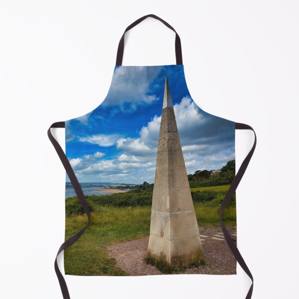 Item preview, Orcombe Point Geo Needle Photo | Exmouth Devon Coastal Landmark | Scenic UK Seafront Wall Art designed and sold by leonwoods.