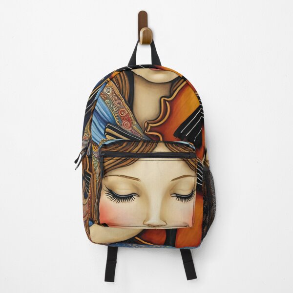 Item preview, Angel with wings wearing a hoodie Playing a Violin designed and sold by Colin Bentham.