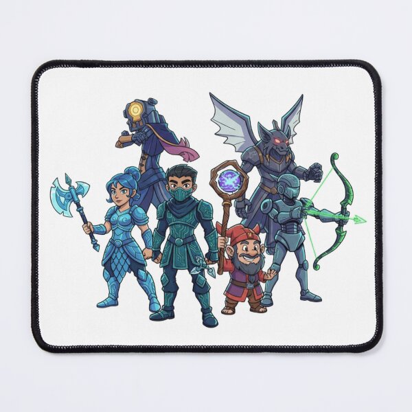 Item preview, Diverse Party of Fantasy Heroes and Mythical Adventurers designed and sold by DreamArtis.