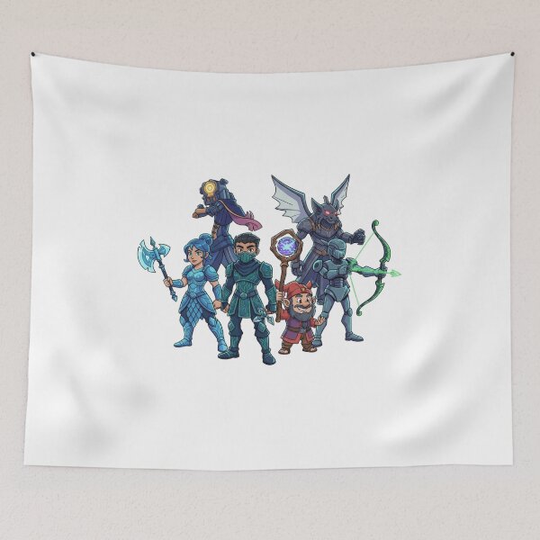 Item preview, Diverse Party of Fantasy Heroes and Mythical Adventurers designed and sold by DreamArtis.