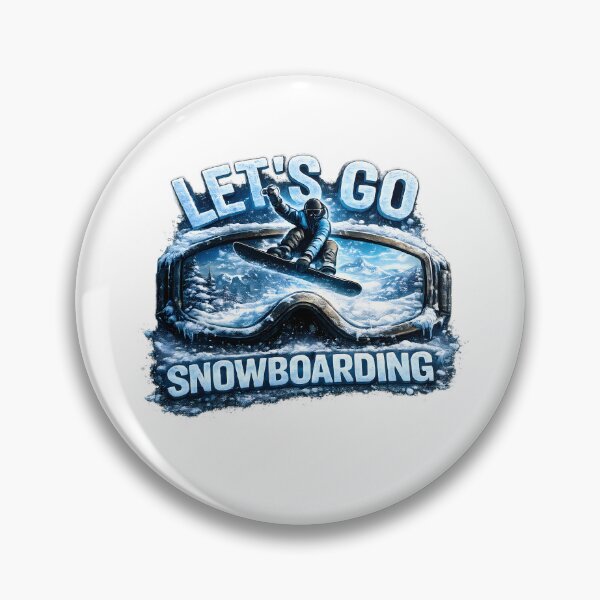 Item preview, Let’s Go Snowboarding Goggles Design designed and sold by Mastermind-Art.