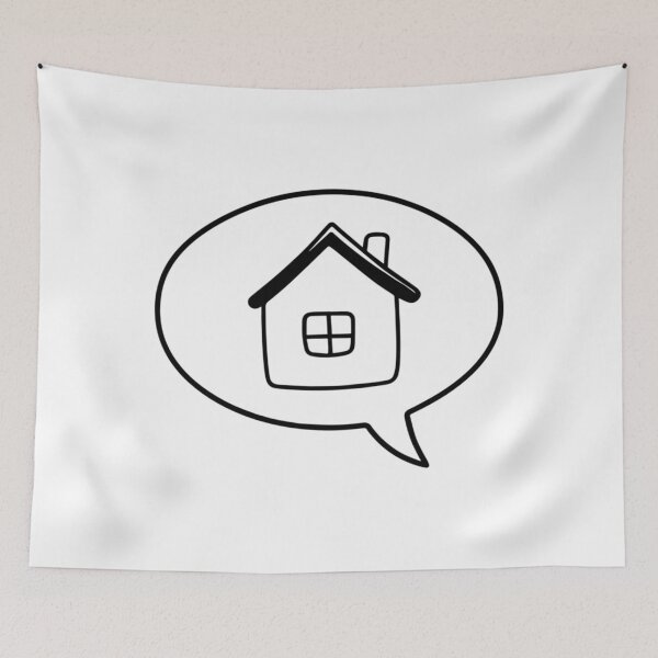 Item preview, Home Chat Bubble Icon designed and sold by pumzrwfxdsv26.