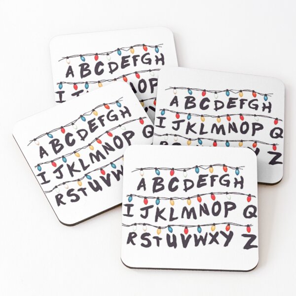 Item preview, Retro Christmas Light Alphabet - 80s Mystery Wall Decor designed and sold by OMG DSGN.