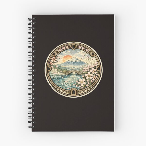 Item preview, Sakura City Seal #03 – Sakura Mountain Manhole Cover designed and sold by Planthem.
