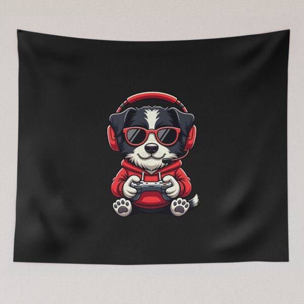 Item preview, Gamer Dog Funny Video Game Lover designed and sold by GrumpySableye.