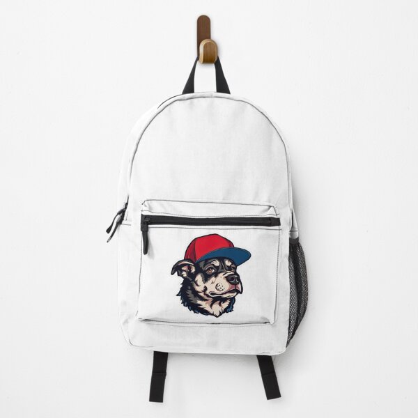 Item preview, Cool Street Dog Mascot Wearing Baseball Cap – Urban Cartoon Sticker Design designed and sold by Kavya Art.