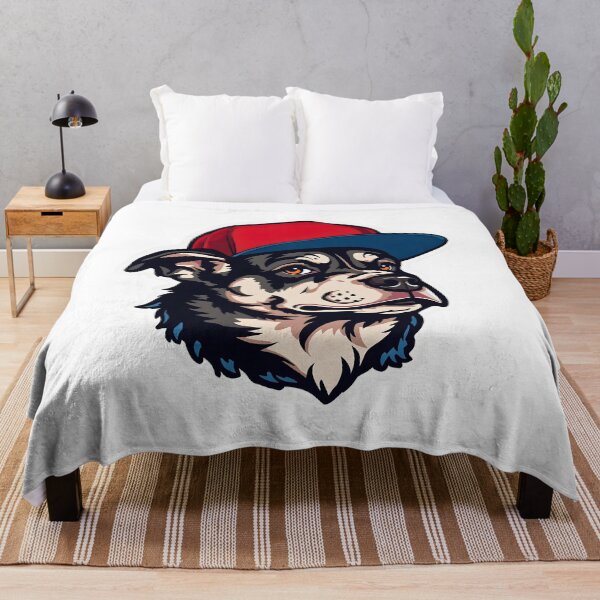 Item preview, Cool Street Dog Mascot Wearing Baseball Cap – Urban Cartoon Sticker Design designed and sold by Kavya Art.