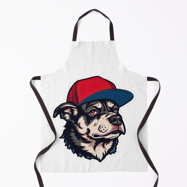 Item preview, Cool Street Dog Mascot Wearing Baseball Cap – Urban Cartoon Sticker Design designed and sold by Kavya Art.