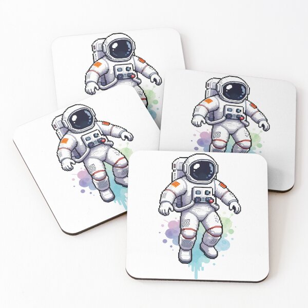 Item preview, Astronaut Floating with watercolor splash designed and sold by inkadventure.